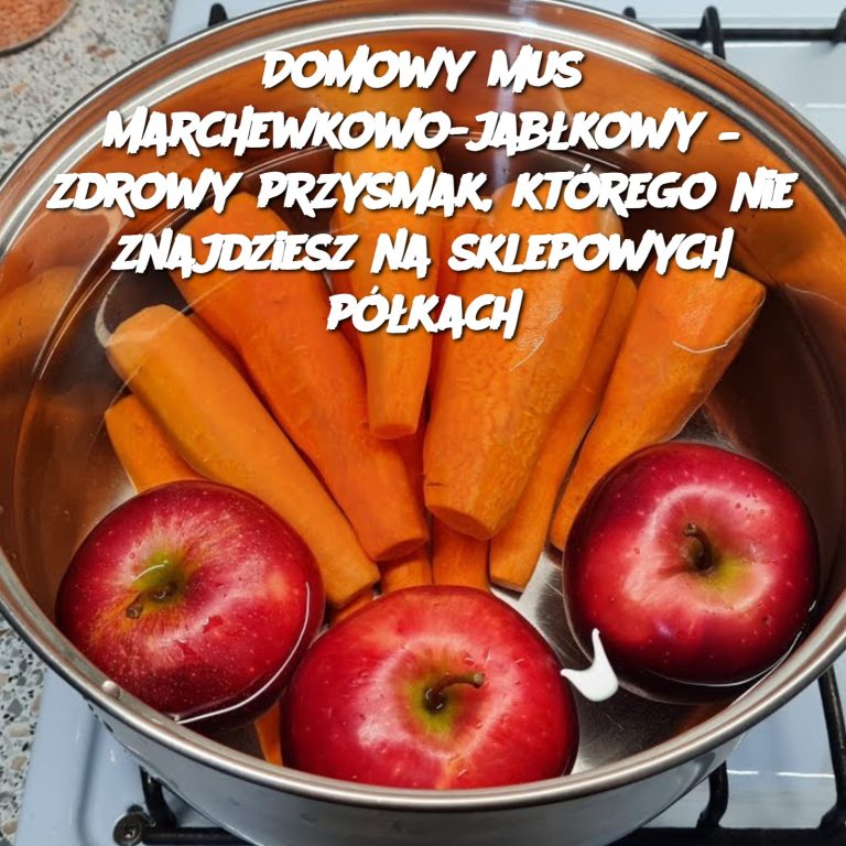 Domowy mus marchewkowo-jabłkowy – zdrowy przysmak, którego nie znajdziesz na sklepowych półkach