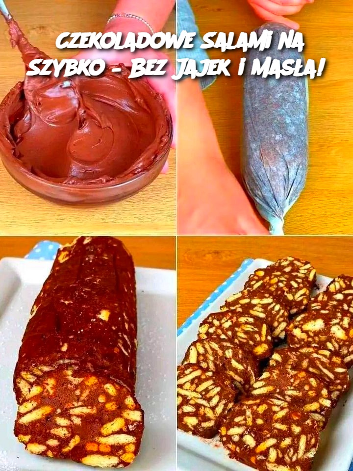 Czekoladowe Salami na Szybko – Bez Jajek i Masła!