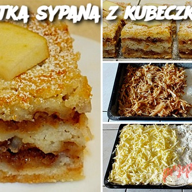 Szarlotka sypana z kubeczka