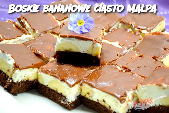 Boskie bananowe ciasto MAŁPA