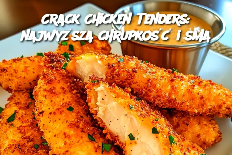 Crack Chicken Tenders: najwyższa chrupkość i sma