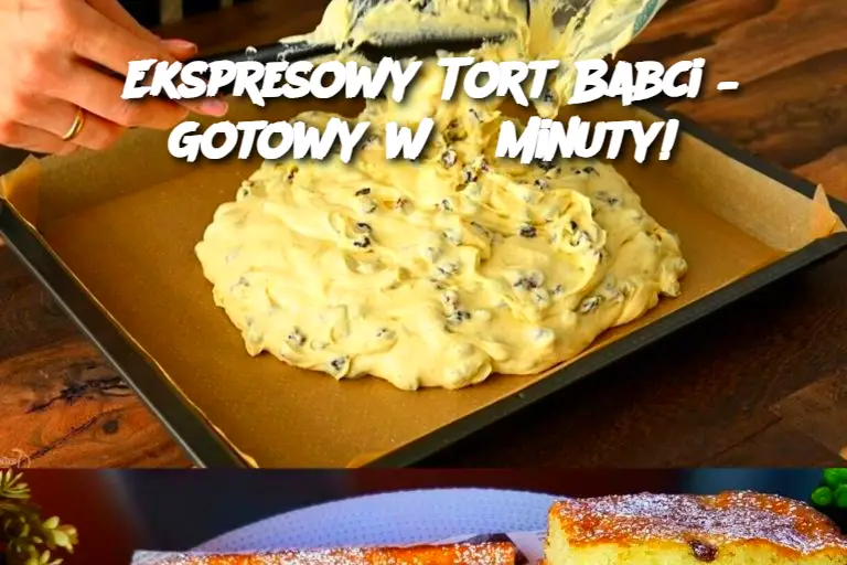 Ekspresowy Tort Babci – Gotowy w 3 Minuty!