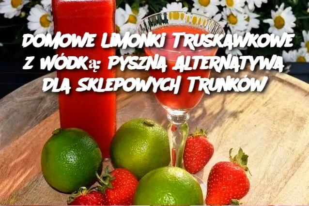 Domowe Limonki Truskawkowe z Wódką: Pyszna Alternatywa Dla Sklepowych Trunków