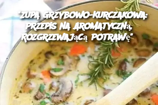 “Zupa Grzybowo-Kurczakowa: Przepis na Aromatyczną, Rozgrzewającą Potrawę”