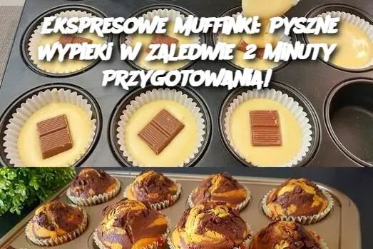 Ekspresowe Muffinki: Pyszne Wypieki w Zaledwie 2 Minuty Przygotowania!