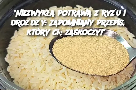 “Niezwykła potrawa z ryżu i drożdży: Zapomniany przepis, który Cię zaskoczy!”