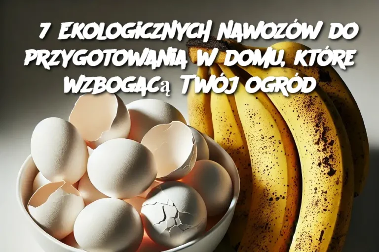 7 Ekologicznych nawozów do przygotowania w domu, które wzbogacą Twój ogród