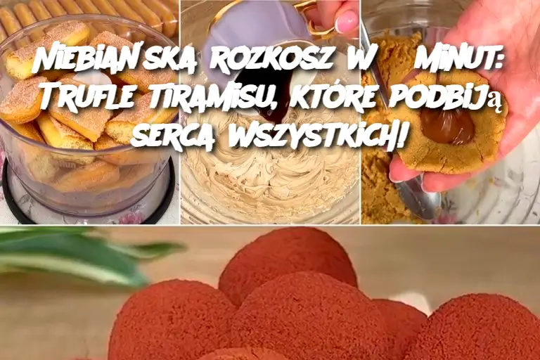 Niebiańska rozkosz w 5 minut: Trufle tiramisu, które podbiją serca wszystkich!