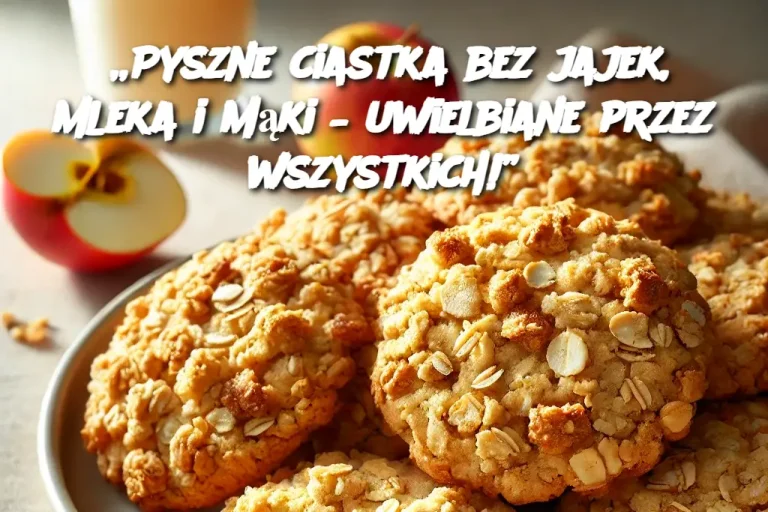 „Pyszne ciastka bez jajek, mleka i mąki – uwielbiane przez wszystkich!”