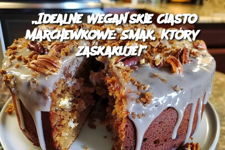 „Idealne Wegańskie Ciasto Marchewkowe: Smak, Który Zaskakuje!”