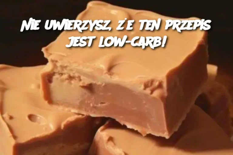 Nie uwierzysz, że ten przepis jest low-carb!