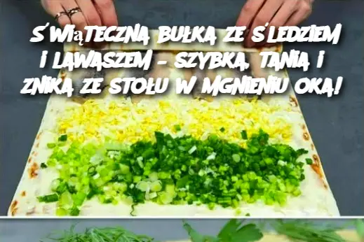 Świąteczna bułka ze śledziem i lawaszem – szybka, tania i znika ze stołu w mgnieniu oka!