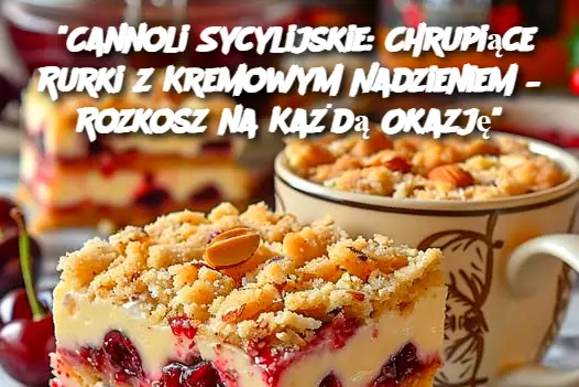 “Cannoli Sycylijskie: Chrupiące Rurki z Kremowym Nadzieniem – Rozkosz na Każdą Okazję”