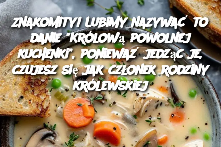 Znakomity! Lubimy nazywać to danie “Królową powolnej kuchenki”, ponieważ jedząc je, czujesz się jak członek rodziny królewskiej