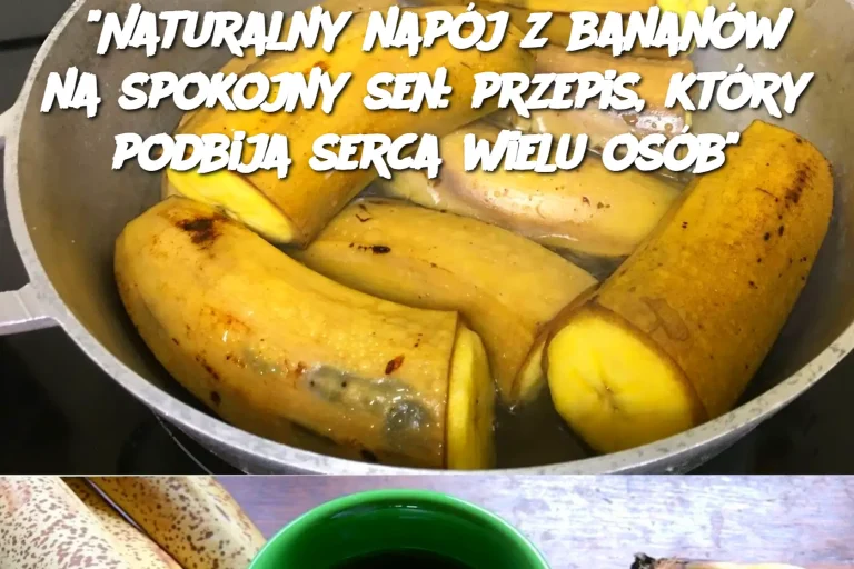 “Naturalny napój z bananów na spokojny sen: przepis, który podbija serca wielu osób”