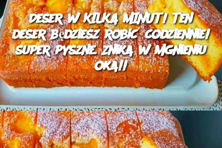 Deser w KILKA MINUT! Ten deser będziesz robić codziennie! super pyszne. Znika w mgnieniu oka!!