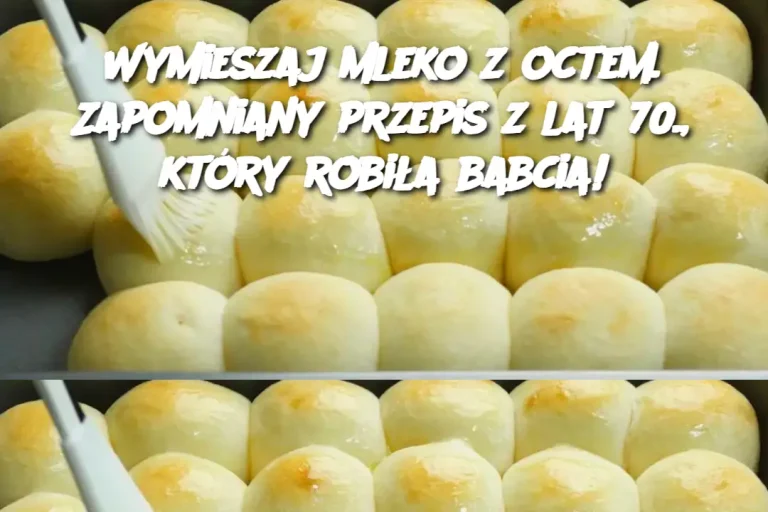 Wymieszaj mleko z octem. Zapomniany przepis z lat 70., który robiła babcia!