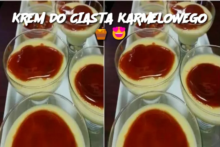 KREM DO CIASTA KARMELOWEGO 🍯😍