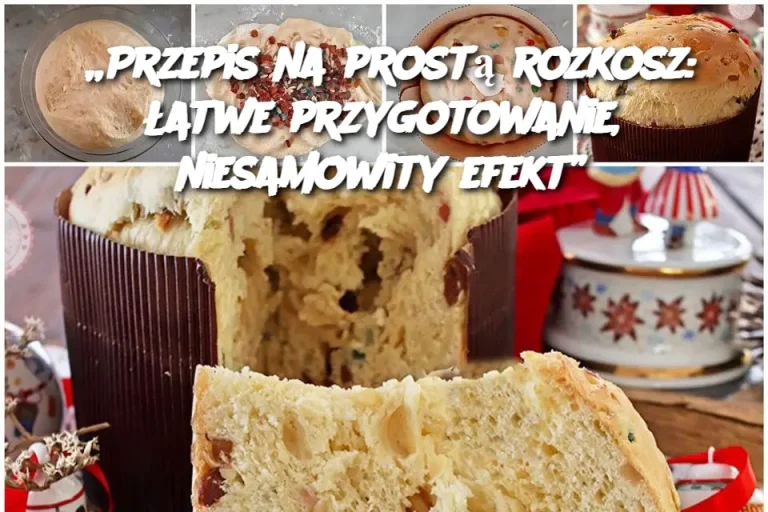 „Przepis na prostą rozkosz: łatwe przygotowanie, niesamowity efekt”