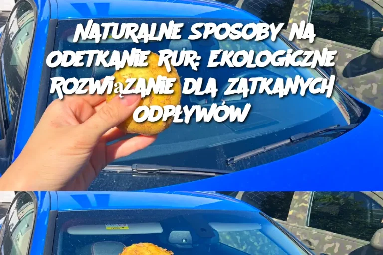 Naturalne Sposoby na Odetkanie Rur: Ekologiczne Rozwiązanie dla Zatkanych Odpływów