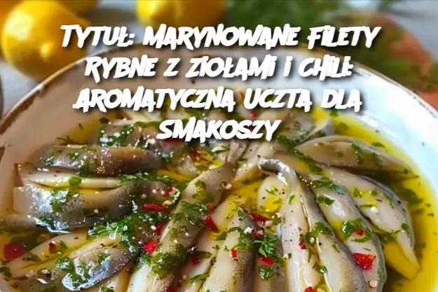 Marynowane Filety Rybne z Ziołami i Chili: Aromatyczna Uczta dla Smakoszy