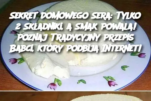 Sekret Domowego Sera: Tylko 2 Składniki, a Smak Powala! Poznaj Tradycyjny Przepis Babci, który Podbija Internet!