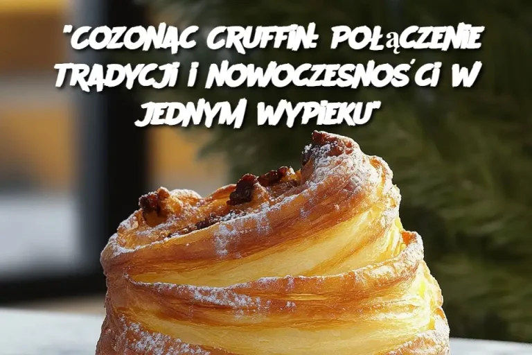 “Cozonac Cruffin: Połączenie tradycji i nowoczesności w jednym wypieku”