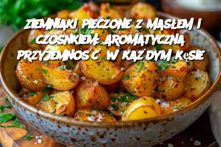 Ziemniaki pieczone z masłem i czosnkiem: Aromatyczna przyjemność w każdym kęsie