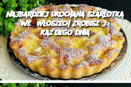 Najbardziej ukochana szarlotka we‼️Włoszech Zrobisz ją każdego dnia