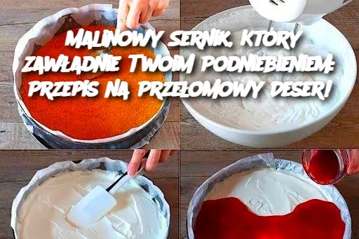 Malinowy Sernik, Który Zawładnie Twoim Podniebieniem: Przepis na Przełomowy Deser!