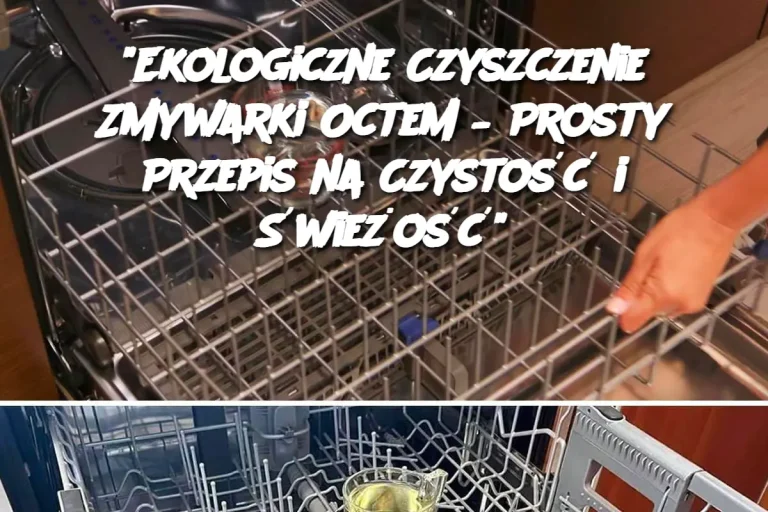 “Ekologiczne Czyszczenie Zmywarki Octem – Prosty Przepis na Czystość i Świeżość”