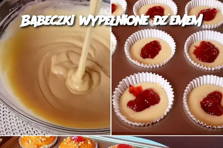 Babeczki wypełnione dżemem