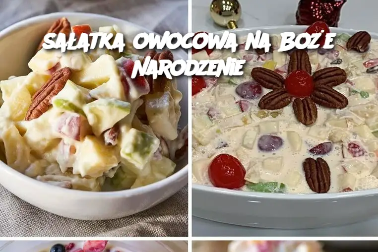 sałatka owocowa na Boże Narodzenie