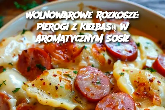 Wolnowarowe Rozkosze: Pierogi z Kiełbasą w Aromatycznym Sosie