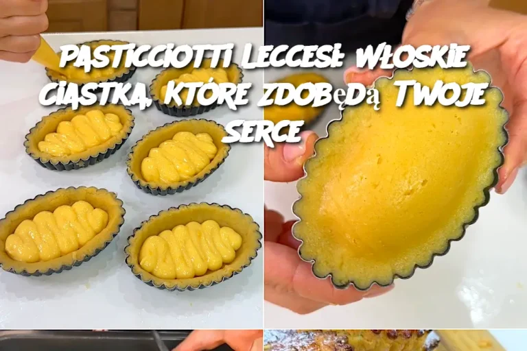 Pasticciotti Leccesi: Włoskie Ciastka, Które Zdobędą Twoje Serce