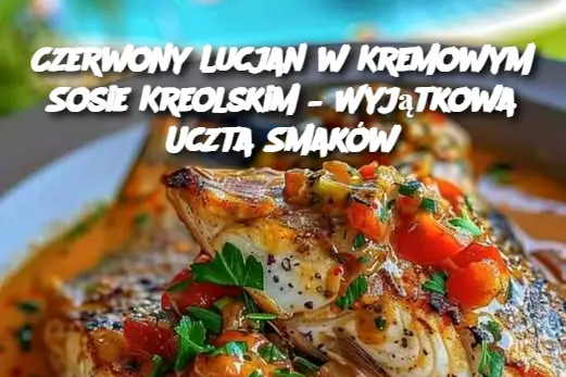 Czerwony Lucjan w Kremowym Sosie Kreolskim – Wyjątkowa Uczta Smaków