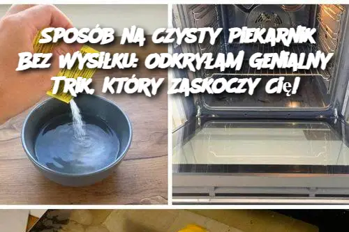 Sposób na Czysty Piekarnik Bez Wysiłku: Odkryłam Genialny Trik, Który Zaskoczy Cię!