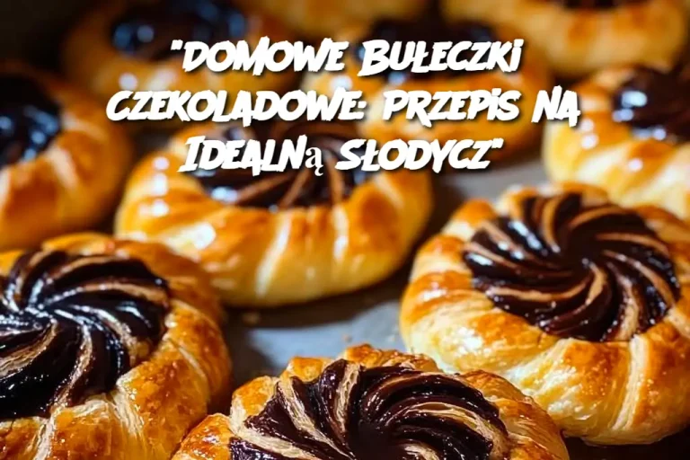 “Domowe Bułeczki Czekoladowe: Przepis na Idealną Słodycz”