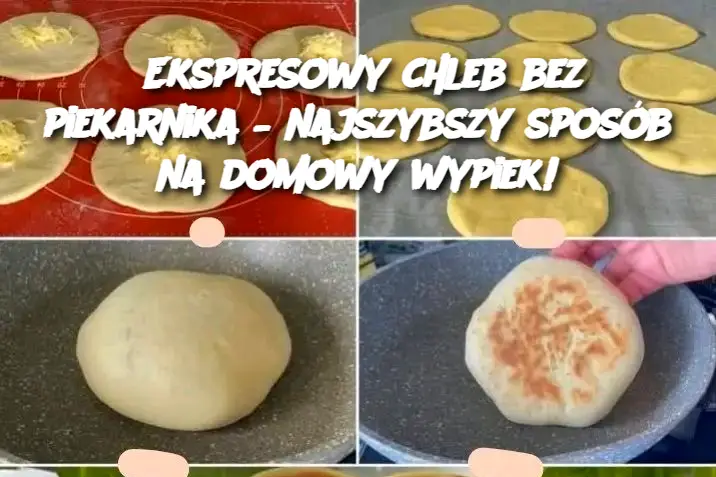 Ekspresowy chleb bez piekarnika – najszybszy sposób na domowy wypiek!