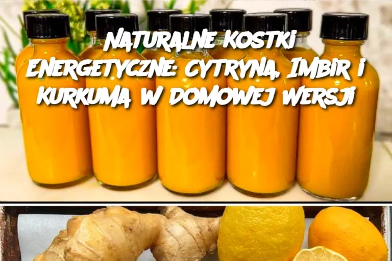 Naturalne Kostki Energetyczne: Cytryna, Imbir i Kurkuma w Domowej Wersji