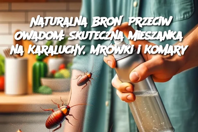 Naturalna Broń Przeciw Owadom: Skuteczna Mieszanka na Karaluchy, Mrówki i Komary