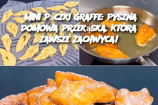 Mini Pączki Graffe: Pyszna Domowa Przekąska, Która Zawsze Zachwyca!