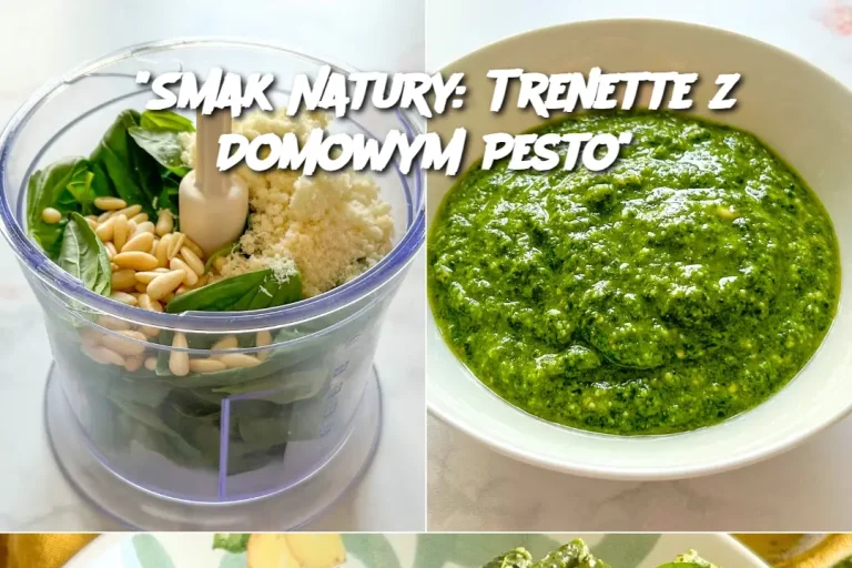 “Smak Natury: Trenette z Domowym Pesto”