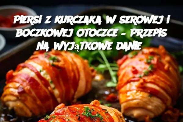 Piersi z kurczaka w serowej i boczkowej otoczce – Przepis na wyjątkowe danie