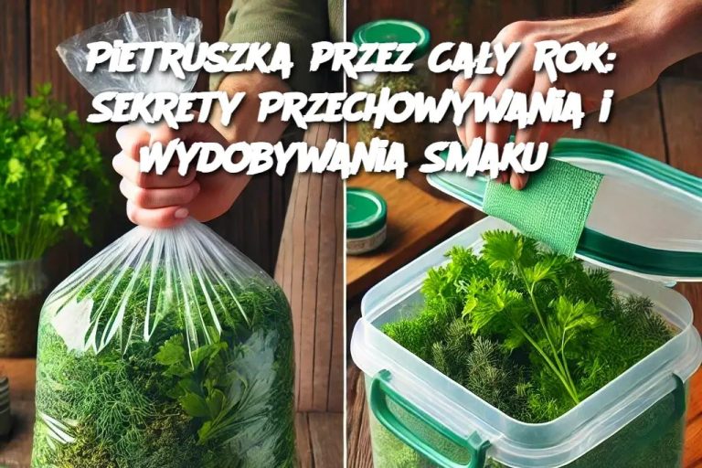 Pietruszka przez Cały Rok: Sekrety Przechowywania i Wydobywania Smaku