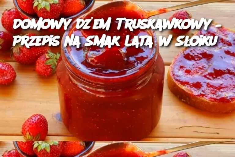 Domowy Dżem Truskawkowy – Przepis na Smak Lata w Słoiku