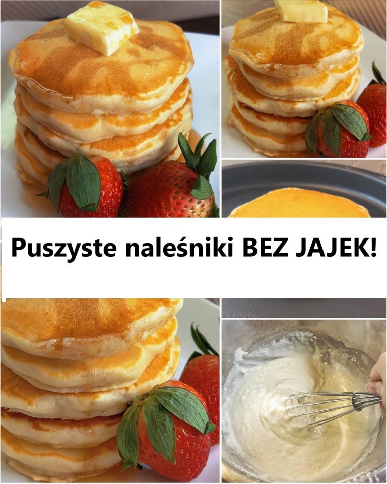 Puszyste naleśniki BEZ JAJEK!