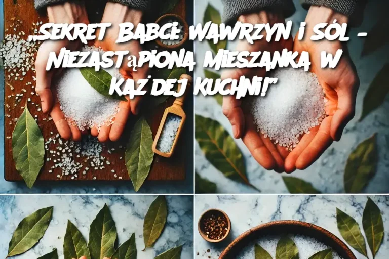 „Sekret Babci: Wawrzyn i Sól – Niezastąpiona Mieszanka w Każdej Kuchni!”