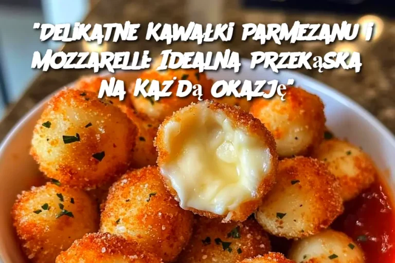 “Delikatne Kawałki Parmezanu i Mozzarelli: Idealna Przekąska na Każdą Okazję”