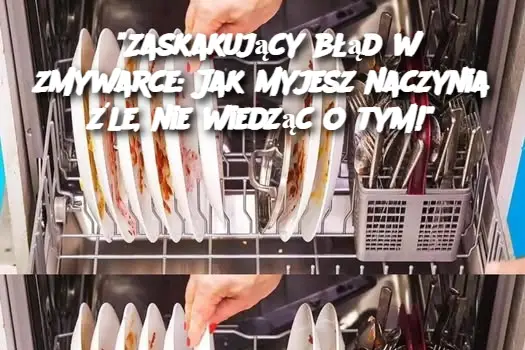 “Zaskakujący błąd w zmywarce: Jak myjesz naczynia źle, nie wiedząc o tym!”